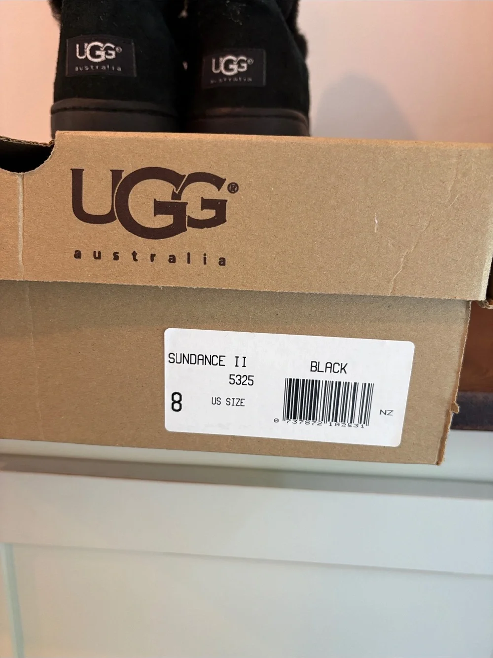 UGG Black Women's Tall Shearling-Trim Winter Boots